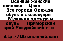 Осенние женские сапожки. › Цена ­ 2000.. - Все города Одежда, обувь и аксессуары » Мужская одежда и обувь   . Приморский край,Уссурийский г. о. 